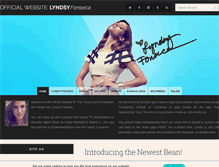 Tablet Screenshot of lyndsyfonseca.net